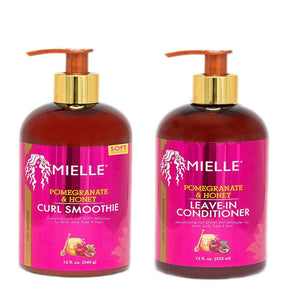 Mielle Pomegranate & Honey Combo (CURL SMOOTHIE & LEAVE-IN CONDITIONER)