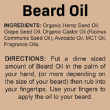 Best Beard Oil for men – Crafted Beard Oil Conditioner - Tobacco Vanilla Scent – All Natural Beard Oil and Mustache Oil – Quick Absorption – Made in the USA (TV)