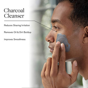 Men’s No-Nonsense Charcoal Cleanser (1.7 oz.): Unclog Pores of Oil, Dirt, and Pollution - Experience a Smooth and Fresh Face - Korean Made Grooming for the Modern Man - Reach Your Best Look with Lumin