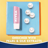 NIVEA Shimmer Lip Care - Tinted Lip Balm for Beautiful, Soft Lips - Pack of 4