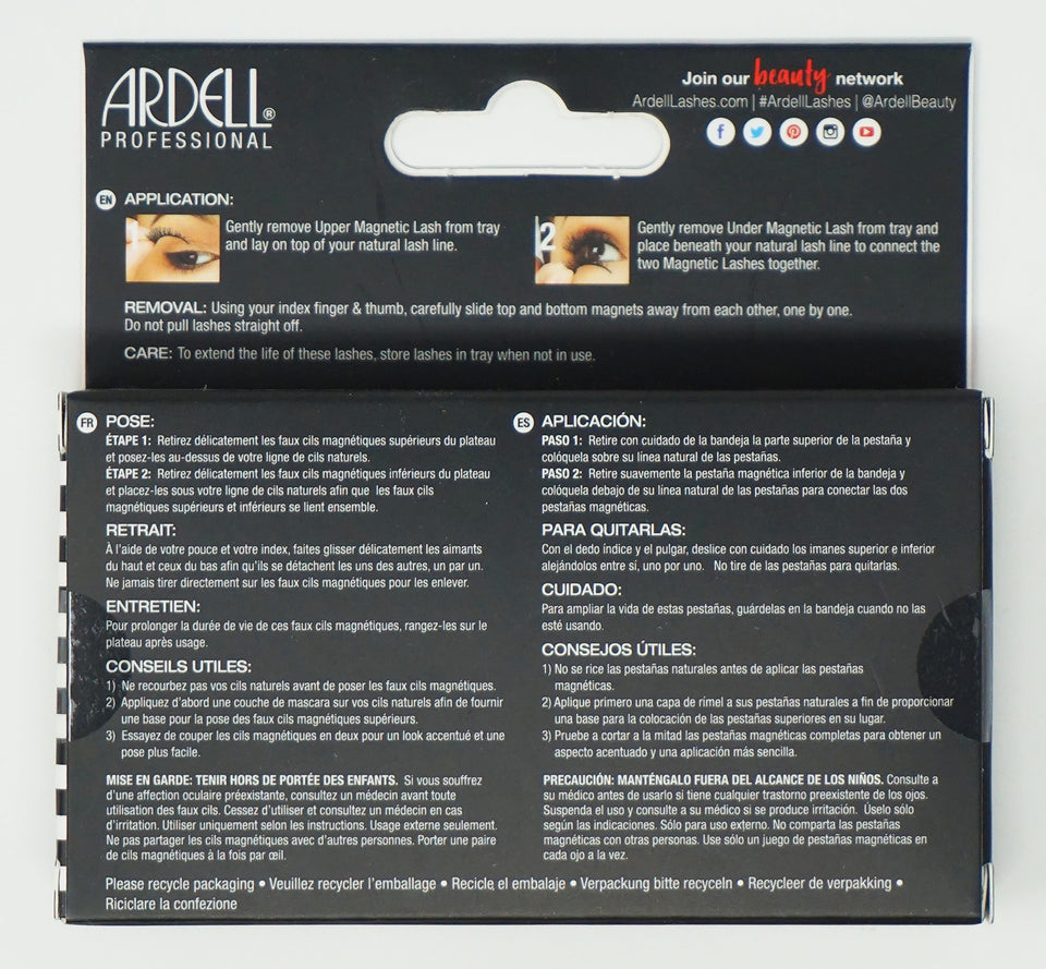 Ardell Professional Magnetic Double Strip Lashes, Wispies