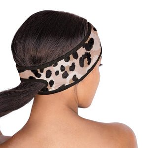 Kitsch Spa Headband, Makeup Headband for Face Washing (Leopard)