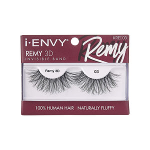 i-Envy Remy 3D Collection, Invisible Band, 100% Human Hair (2 PACK, KREI03)