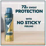 Degree Antiperspirant Deodorant Spray 72 HR Wetness Protection Victory Strongest Antiperspirant Spray for Excessive Armpit Sweat 3.8 oz 3 Count