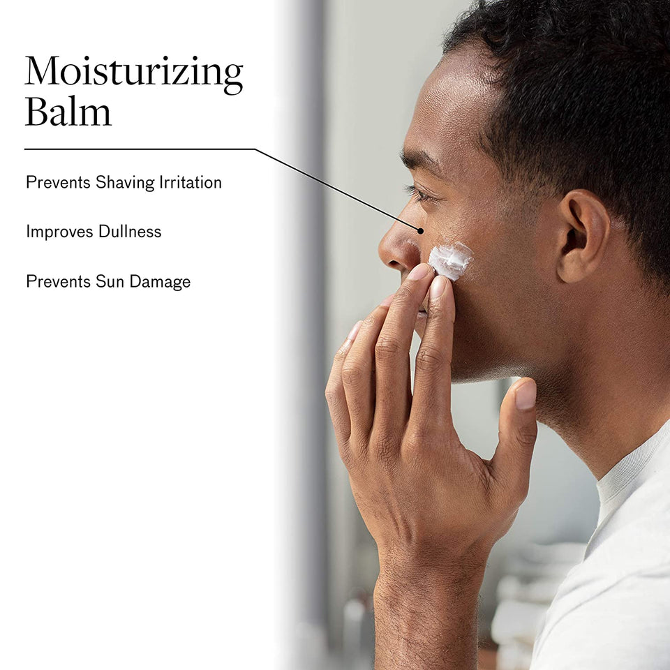 Men’s Revitalizing Face Moisturizer Balm (2 oz.): Combat Dehydration, Sun Damage, and Post Shave Irritation | Anti-Aging Korean Made Grooming for the Modern Man | Achieve Your Best Look with Lumin