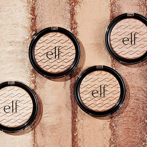e.l.f, Metallic Flare Highlighter, Versatile, Jelly-like Formula, Multi-Dimensional, Buttery Soft, Creates a High-Luster, High Shimmer Glow, Rose Gold, Applies Wet or Creamy, 0.18 Oz