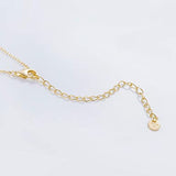 S.Leaf Bar Necklace for Women Bar Necklace Sterling Gold Dainty Necklace